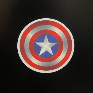 Captain America Shield Sticker